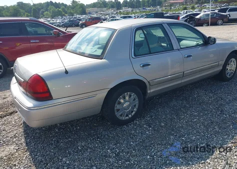 2005 Mercury Grand Marquis Gs из США, поврежденный, VIN 2MEFM74W35X629782